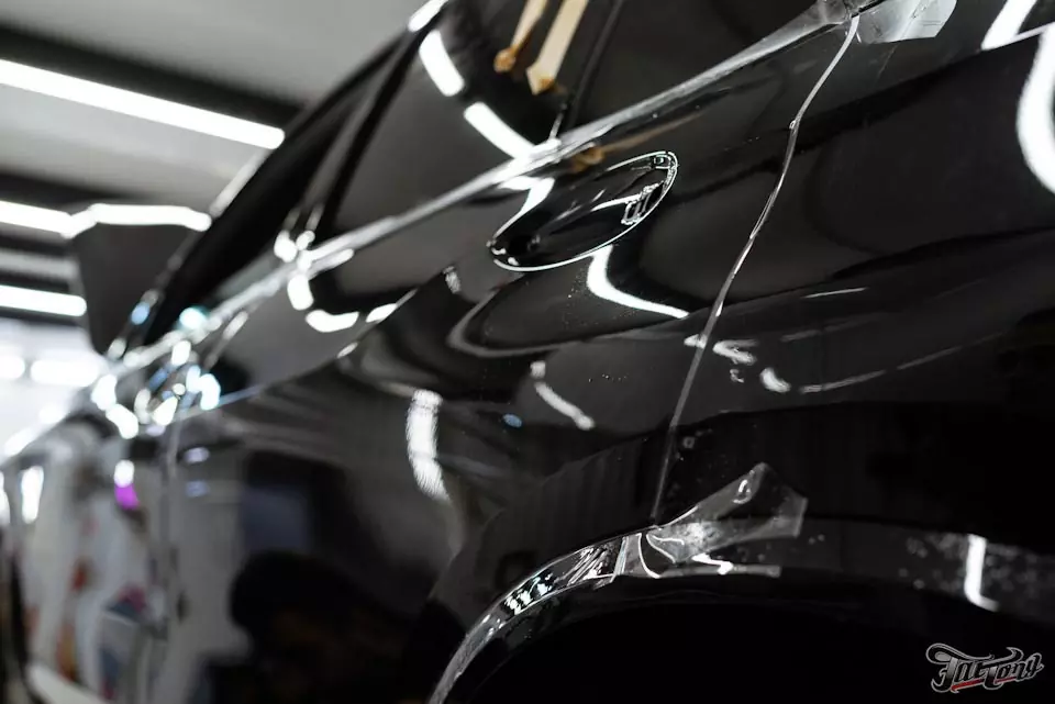 BMW X5 (G05). Защита основных зон риска прозрачным глянцевым полиуретаном!